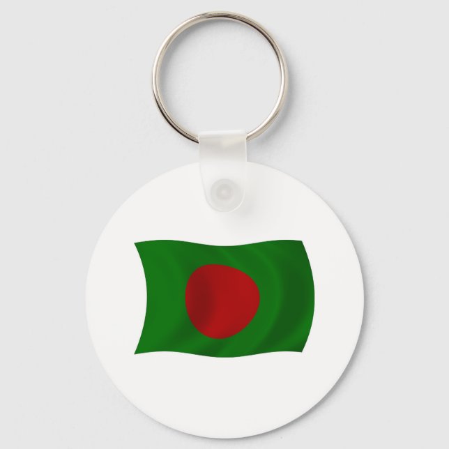 Chaveiro Pingente de Bandeira de Bangladesh (Frente)