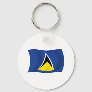 Chaveiro Pingente de Bandeira de Santa Lúcia