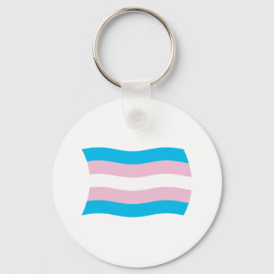 Chaveiro Pingente de Bandeira do Orgulho Transgênero