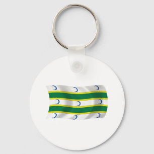 Chaveiro Pingente de Bandeira do Turcomenistão