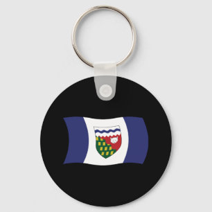 Chaveiro Pingente de Bandeira dos Territórios do Noroeste