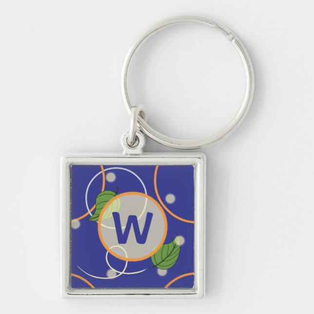 Chaveiro Pingente de Borboletas Luminosas Sobre a Água (Frente)