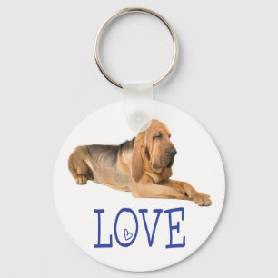 Chaveiro Pingente de cachorro Bloodhound filhote Canino