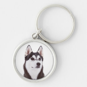 Chaveiro Pingente de Cachorro Filhote de Husky Siberiano