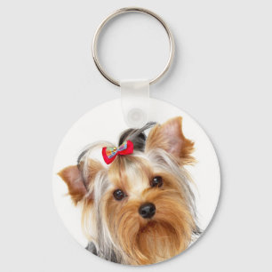 Chaveiro Pingente de Cachorro Yorkshire Terrier Filhote