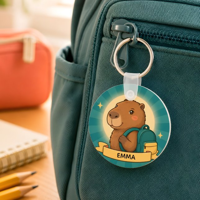 Chaveiro Pingente de Capivara Personalizado para Mochila em (Criador carregado)