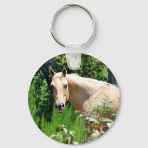 Chaveiro Pingente de Cavalo Palomino