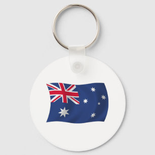 Chaveiro Pingente de chave com a bandeira da Austrália