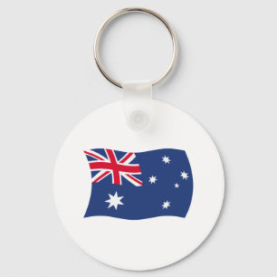 Chaveiro Pingente de chave com a bandeira da Austrália