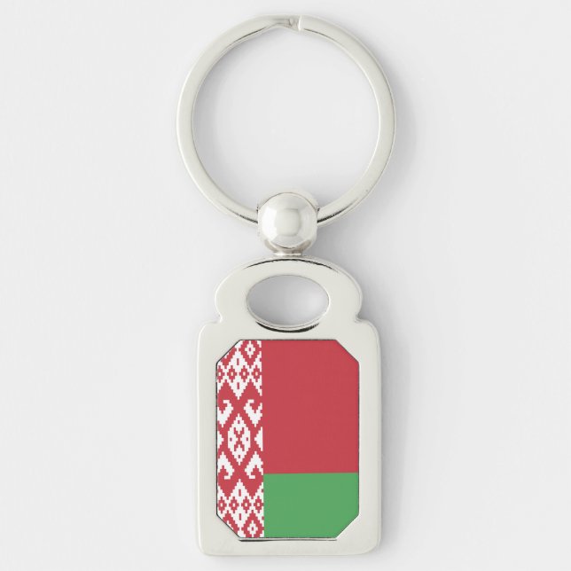 Chaveiro Pingente de chave com bandeira patriótica da Bielo (Frente)