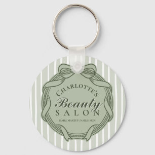Chaveiro Pingente de chave em verde oliva com arco ornament