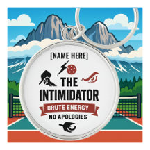 Pingente de Chave Personalizado de Pickleball Inti