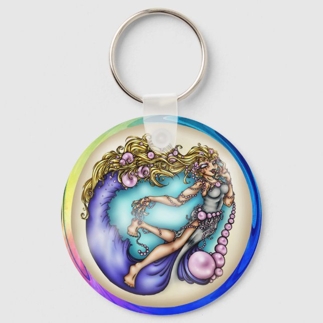 Chaveiro Pingente de Chave Pretty Little Pearl (Frente)