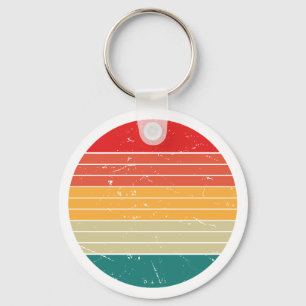 Chaveiro pingente de cores retrô fofas