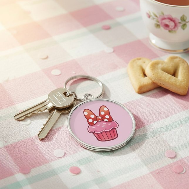 Chaveiro Pingente de Cupcake (Criador carregado)
