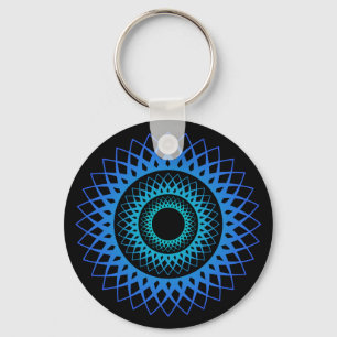 Chaveiro Pingente de Design Geométrico