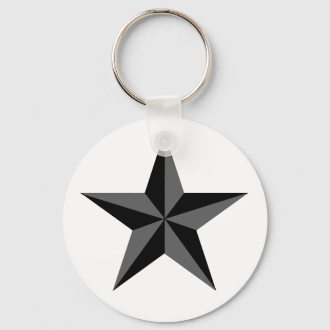 Chaveiro Pingente de estrela (Frente)