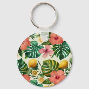 Chaveiro Pingente de Flor Fruta Tropical