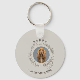 Chaveiro Pingente de Foto de Cachorro Personalizado | Lembr