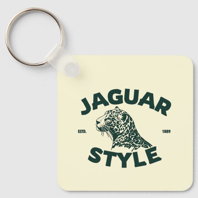 Chaveiro Pingente de Jaguar (Frente)
