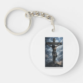 Chaveiro Pingente de Jesus Cristo – Gi Cristão Elegante