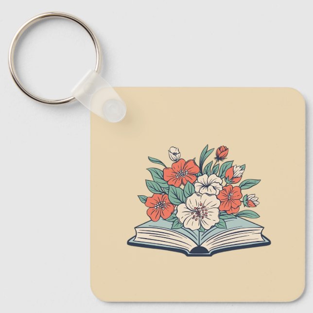 Chaveiro Pingente de Livro (Frente)
