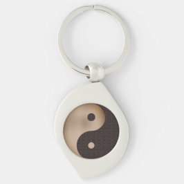 Chaveiro Pingente de Metal Yin Yang