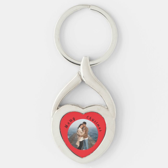 Chaveiro Pingente de Natal Personalizado (Frente)
