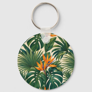 Chaveiro Pingente de Oásis Tropical Harmonioso