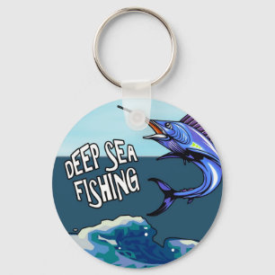 Chaveiro Pingente de Pesca de Águas Profundas