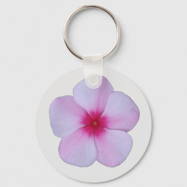 Chaveiro Pingente de Phlox Rosa Claro (Frente)