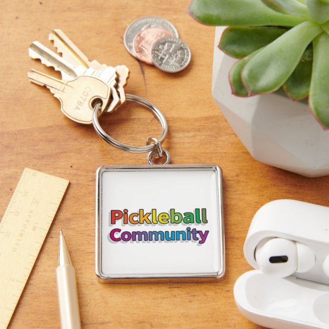 Chaveiro Pingente de Pickleball (Mesa)