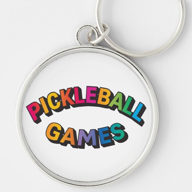 Chaveiro Pingente de Pickleball (Frente)
