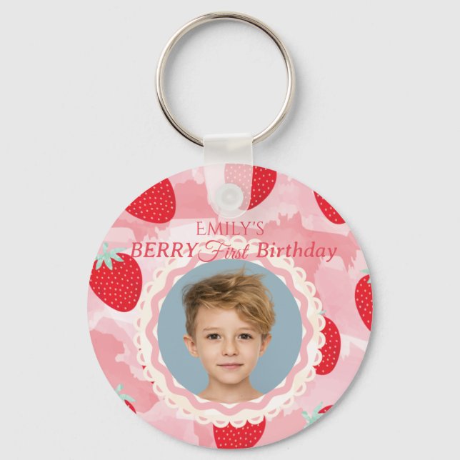 Chaveiro Pingente de presente de aniversário (Frente)