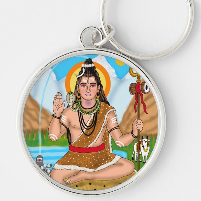 Chaveiro Pingente de Shiva (Frente)