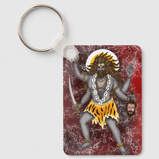 Chaveiro Pingente do Senhor Bhairava (Frente)