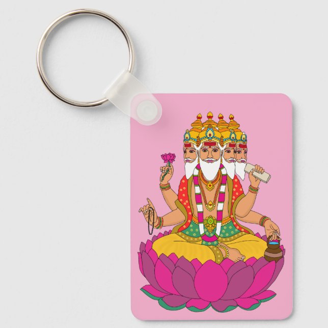 Chaveiro Pingente do Senhor Brahma (Frente)