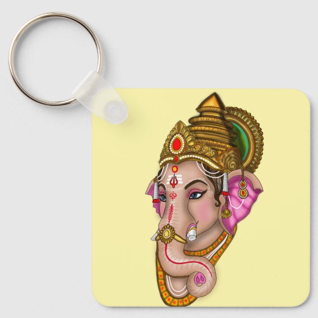Chaveiro Pingente do Senhor Ganesha (Frente)