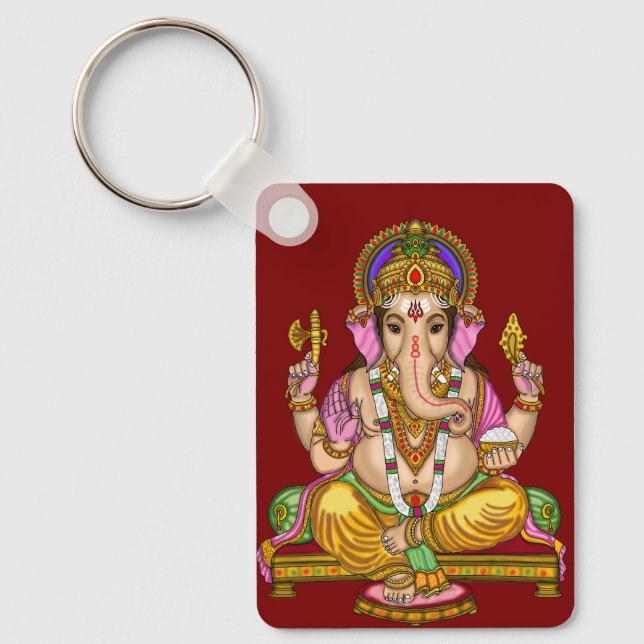 Chaveiro Pingente do Senhor Ganesha (Frente)