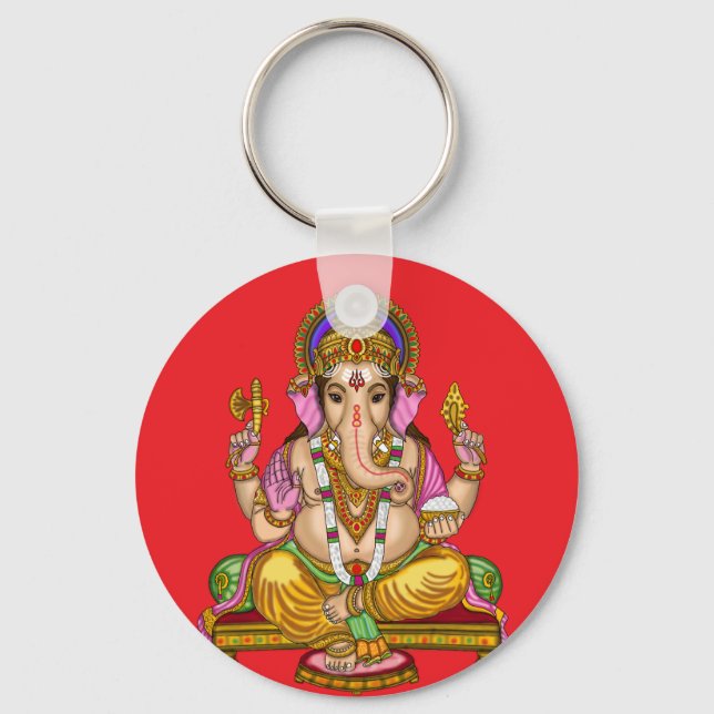 Chaveiro Pingente do Senhor Ganesha (Frente)