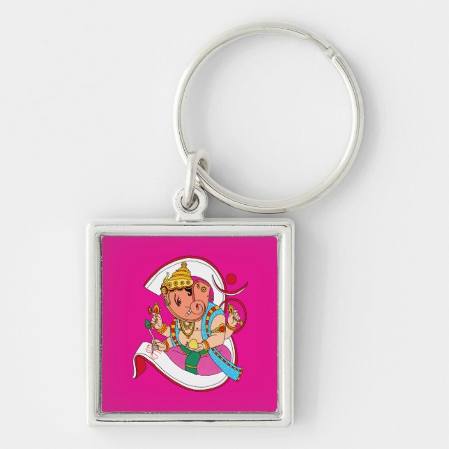 Chaveiro Pingente do Senhor Ganesha (Frente)