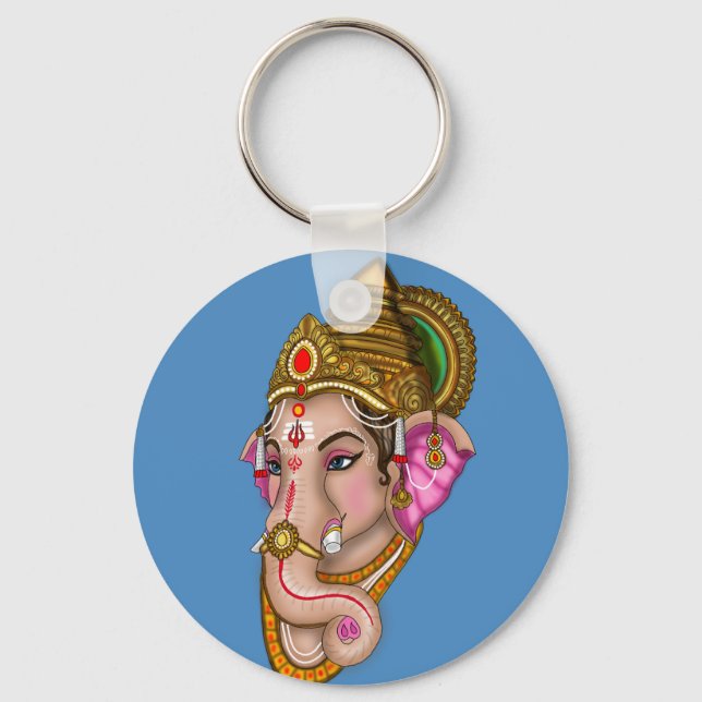 Chaveiro Pingente do Senhor Ganesha (Frente)