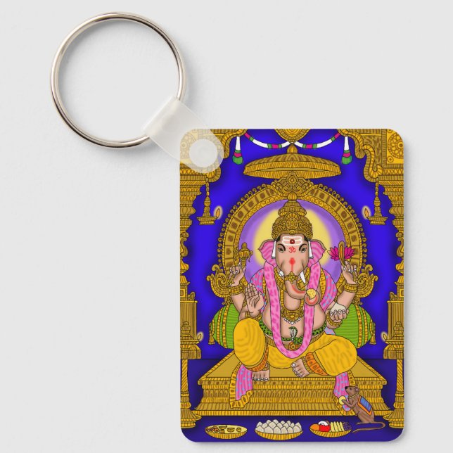 Chaveiro Pingente do Senhor Ganesha (Frente)