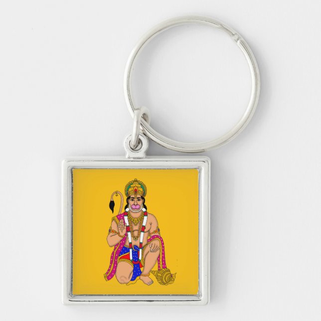 Chaveiro Pingente do Senhor Hanuman (Frente)