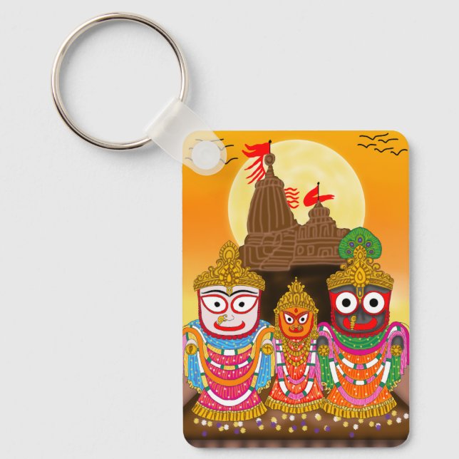 Chaveiro Pingente do Senhor Jagannath (Frente)