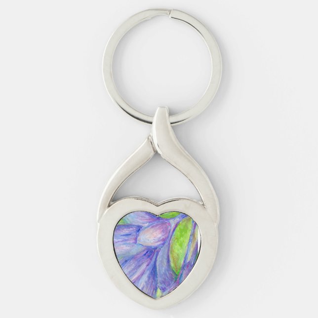 Chaveiro Pingente floral (Frente)
