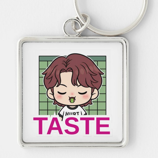 Chaveiro Pingente Haechan TASTE Tema (Frente)