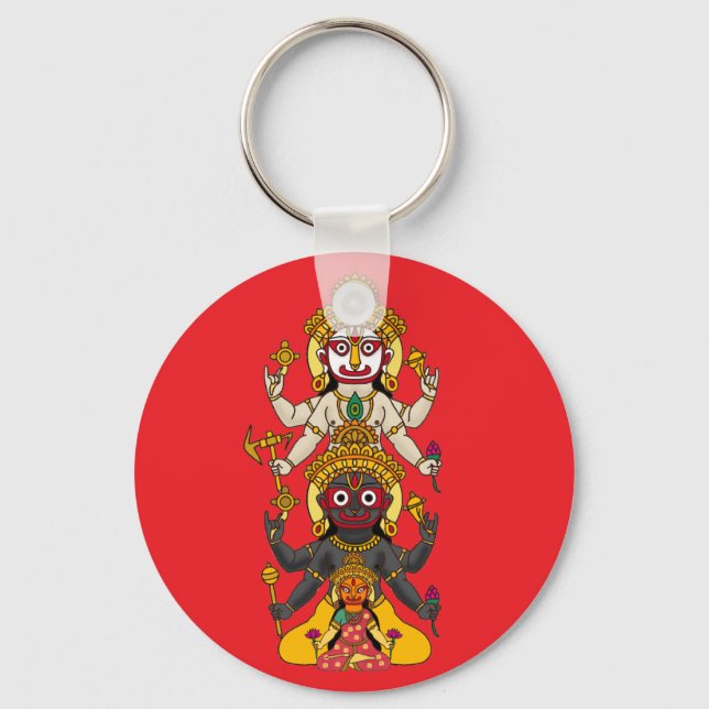 Chaveiro Pingente Jagannath (Frente)