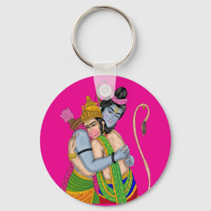 Chaveiro Pingente Lord Rama & Hanuman