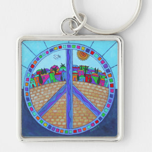 Chaveiro Pingente Mandala da Paz